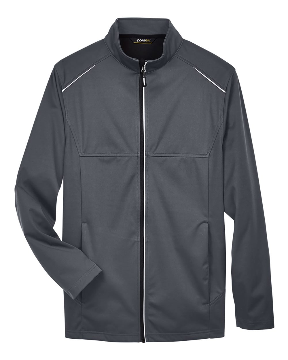 CORE365 Men's Tall Techno Lite Three-Layer Knit Tech-Shell - Carbon