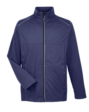 Core365 Men's Tall Techno Lite Three-Layer Knit Tech-Shell - Classic Navy