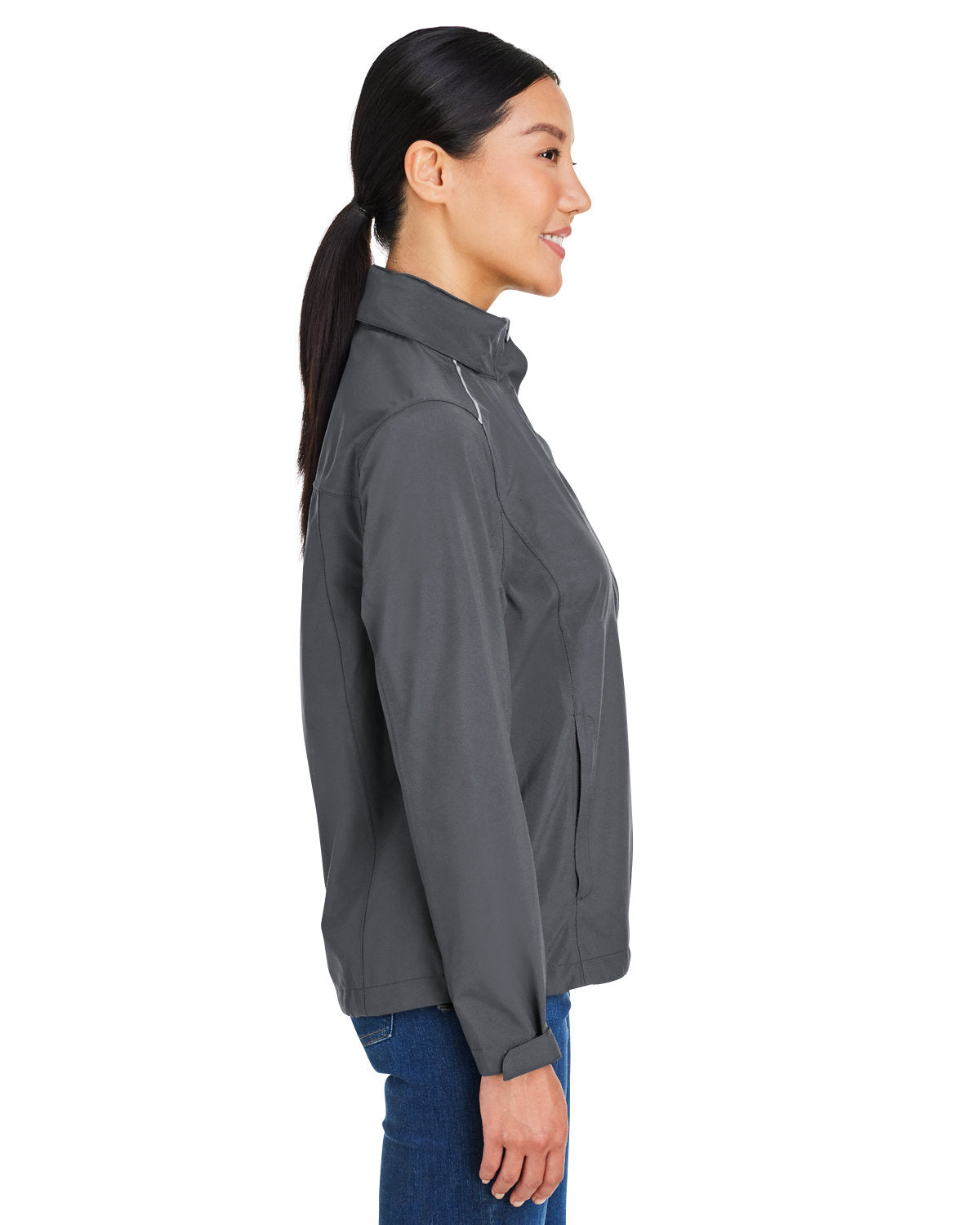 Core365 Ladies' Packable Rain Jacket - Side