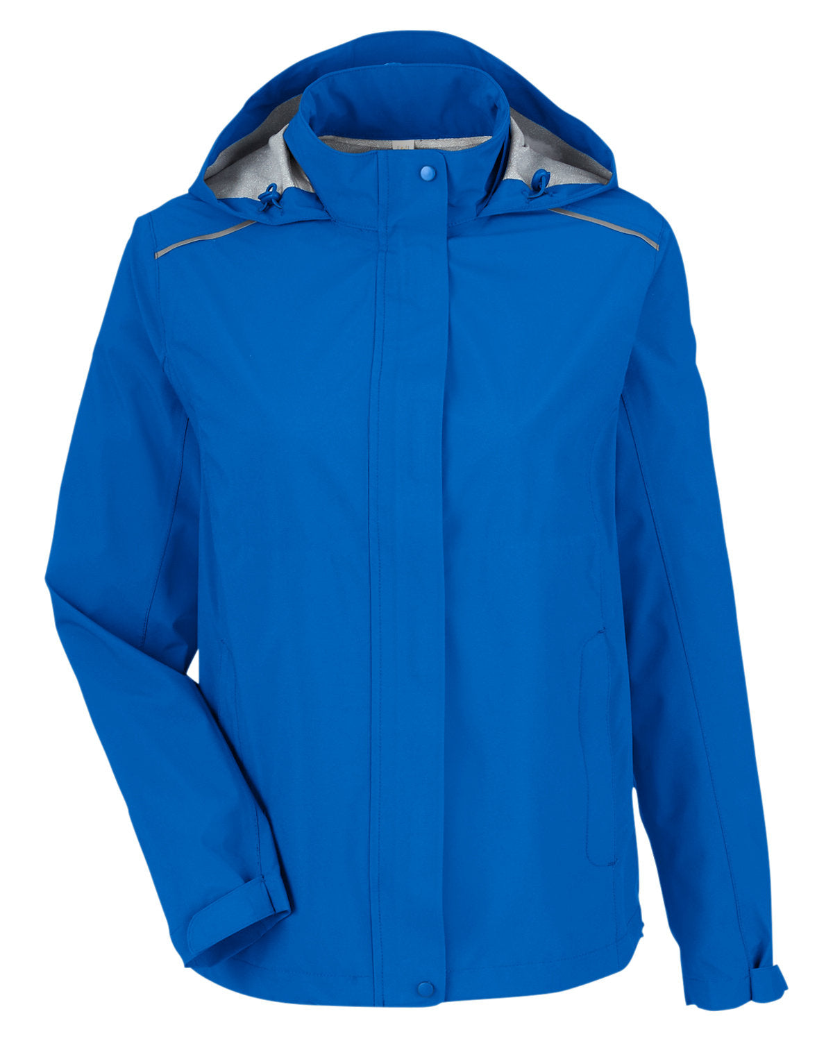 Core365 Ladies' Packable Rain Jacket - True Royal