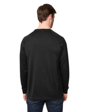 Core365 Unisex Fusion ChromaSoft™ Fleece Crew Pullover - Back