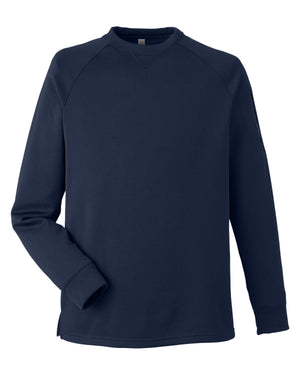 Core365 Unisex Fusion ChromaSoft™ Fleece Crew Pullover - Classic Navy