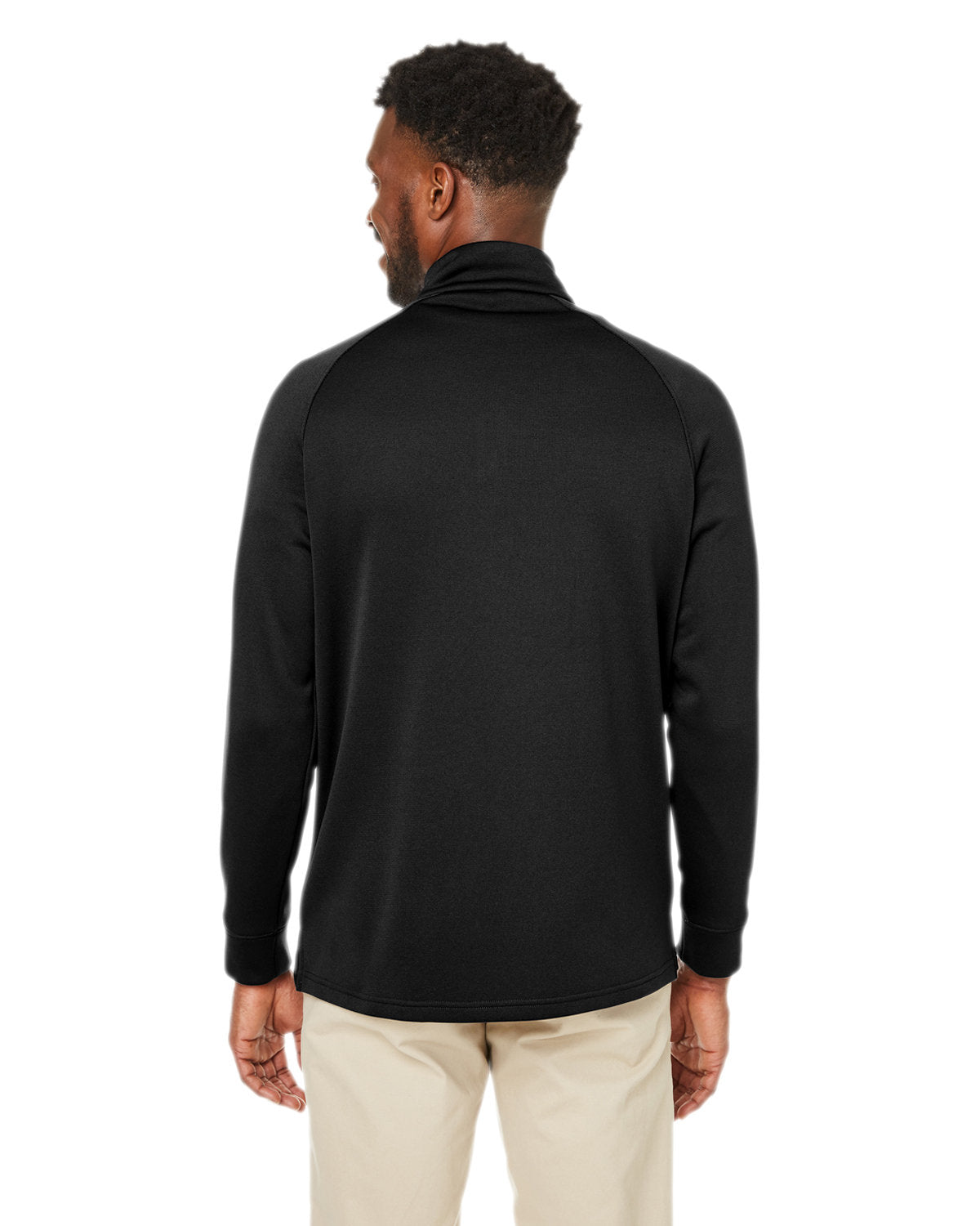 Core365 Unisex Fusion ChromaSoft™ Fleece Quarter-Zip - Back