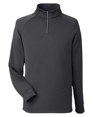 Core365 Unisex Fusion ChromaSoft™ Fleece Quarter-Zip - Carbon