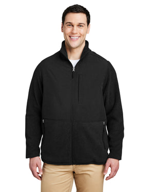 Core365 Men's Journey Summit Hybrid Full-Zip - Front
