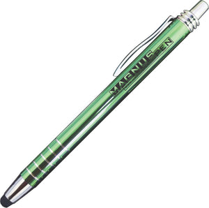 Civic Aluminum Coil Soft Stylus Pen - Green