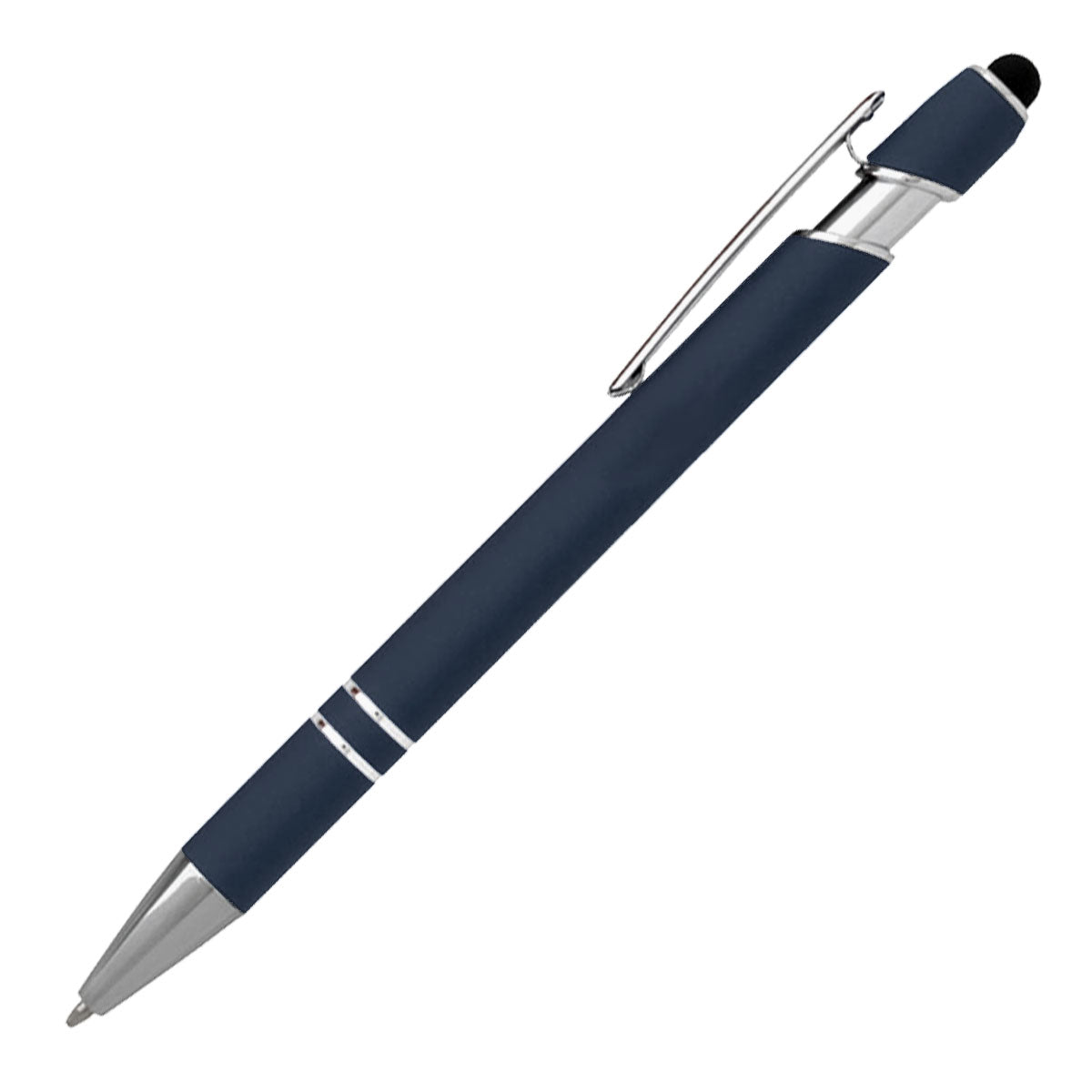 Shelby Soft Grip Pen - Dark Blue
