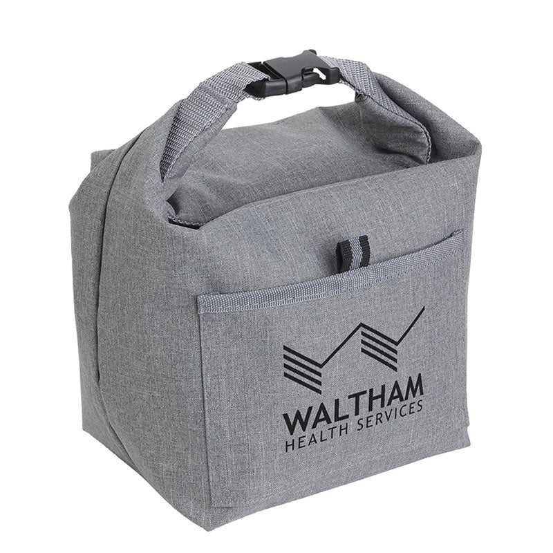 Heathered Insulated Lunch Tote - Gray