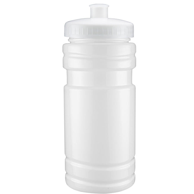 Surf Bottle with Push Pull Lid - White