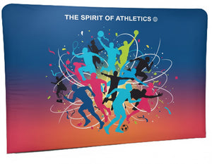 10'W x 8'H EuroFit Straight Wall, Replacement Full Color Graphics Double Sided - Full Color