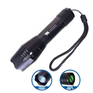 500 Lumen Zoom Flashlight - Black