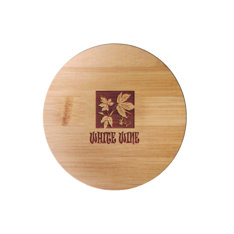Round Bamboo Coaster - 6 Piece Set - Round