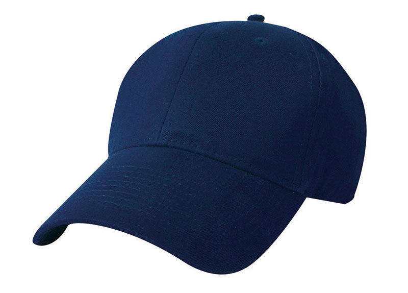 Superior Weight Chino Twills with Velcro Closure and Stiff Peak - Custom Embroidered - Navy