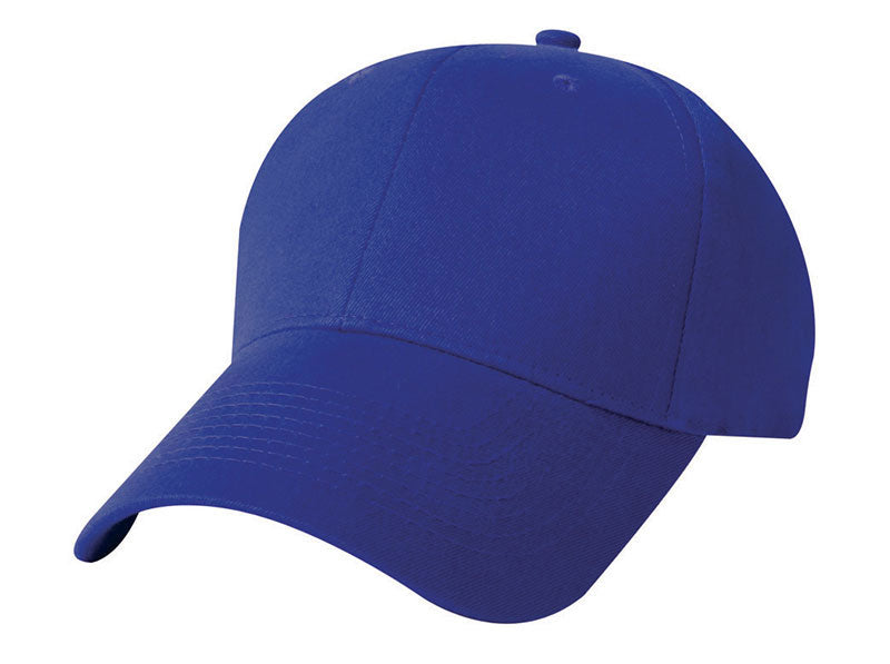 Superior Weight Chino Twills with Velcro Closure and Stiff Peak - Custom Embroidered - Royal