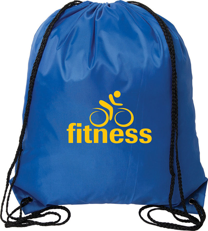 Regular 210 d Drawstring Cinch Bag - Royal