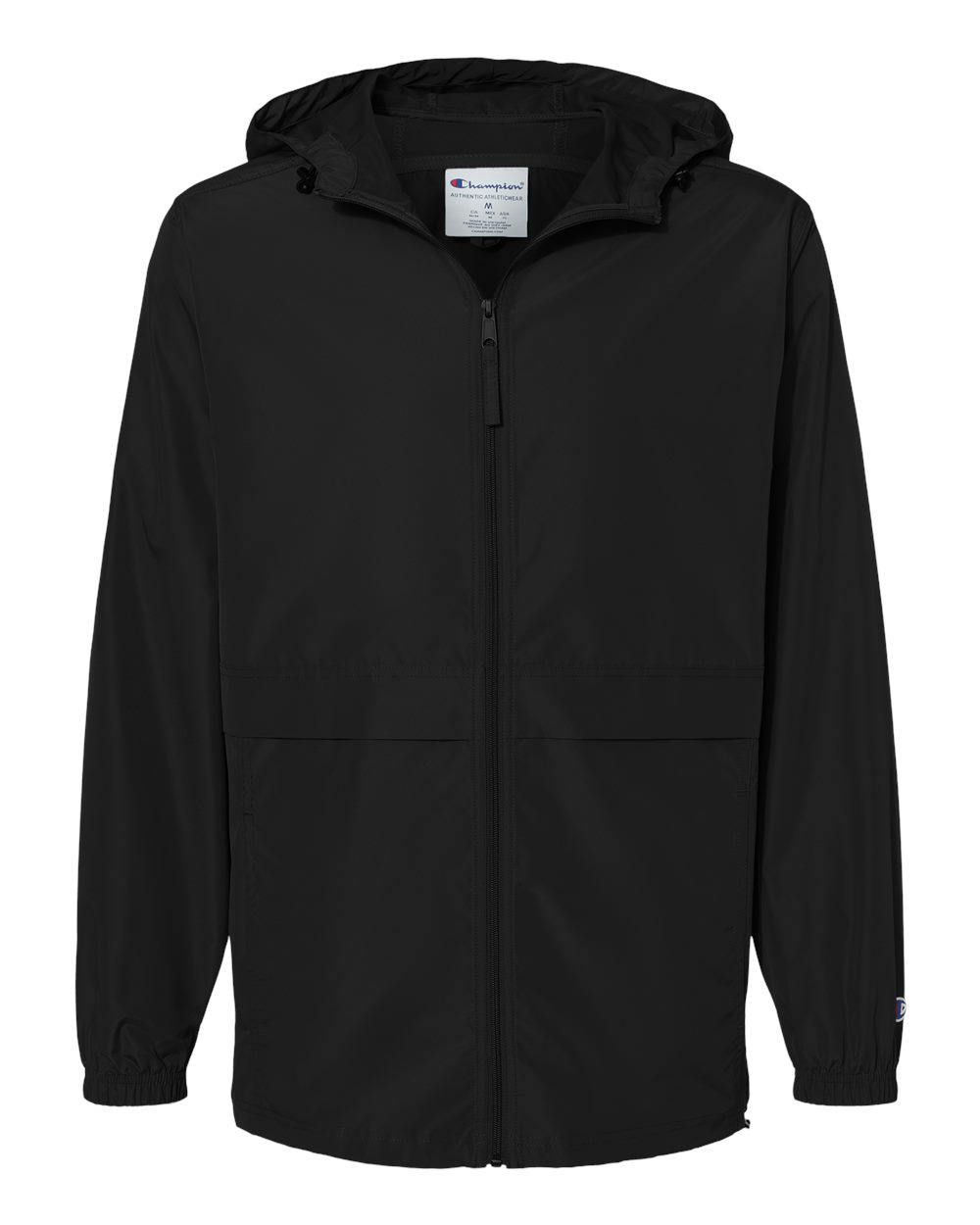Champion Adult Full-Zip Anorak Jacket - Black