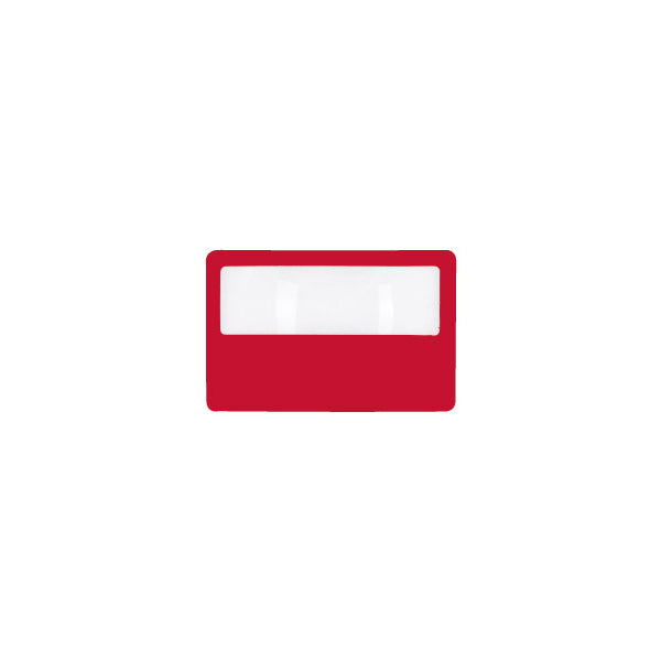 Credit Card Magnifier - Red
