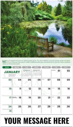 Go Green - 2027 Promotional Calendar