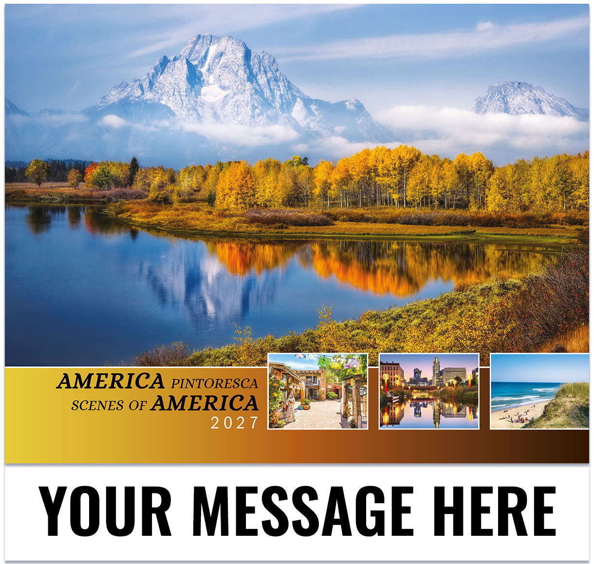 Scenes of America (Bilingual) - 2027 Promotional Calendar