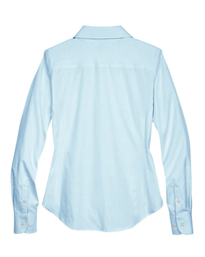 Devon & Jones Ladies' Crown Collection® Solid Oxford Woven Shirt - Back