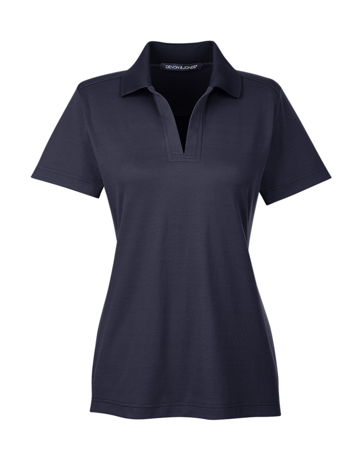 CrownLux Performance™ Ladies' Plaited Polo - Navy