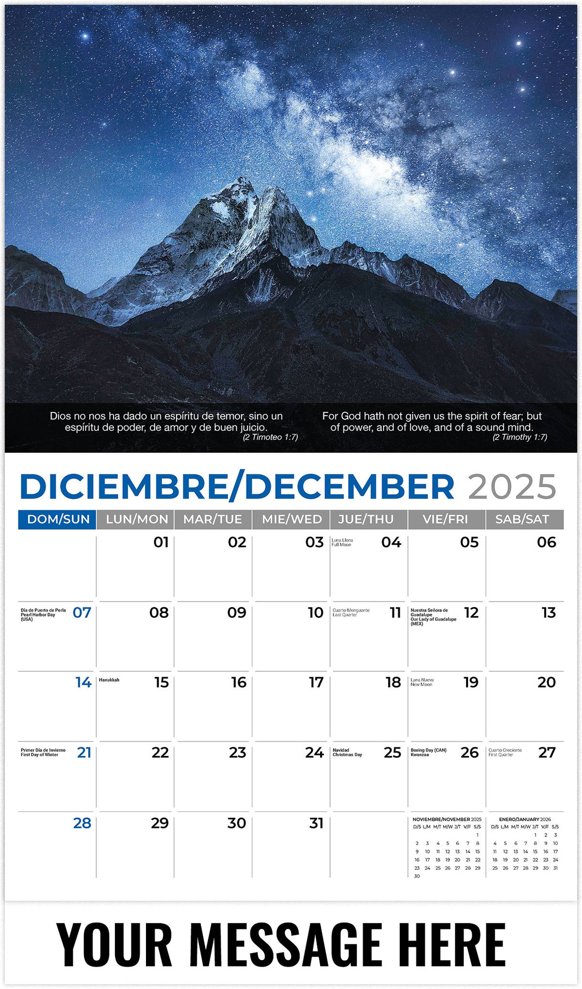 Faith Passages (Bilingual) - 2026 Promotional Calendar