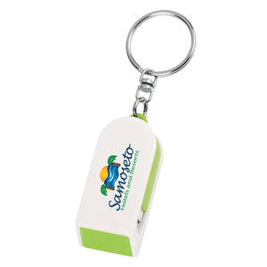 Phone Stand And Screen Cleaner Combo Key Chain
