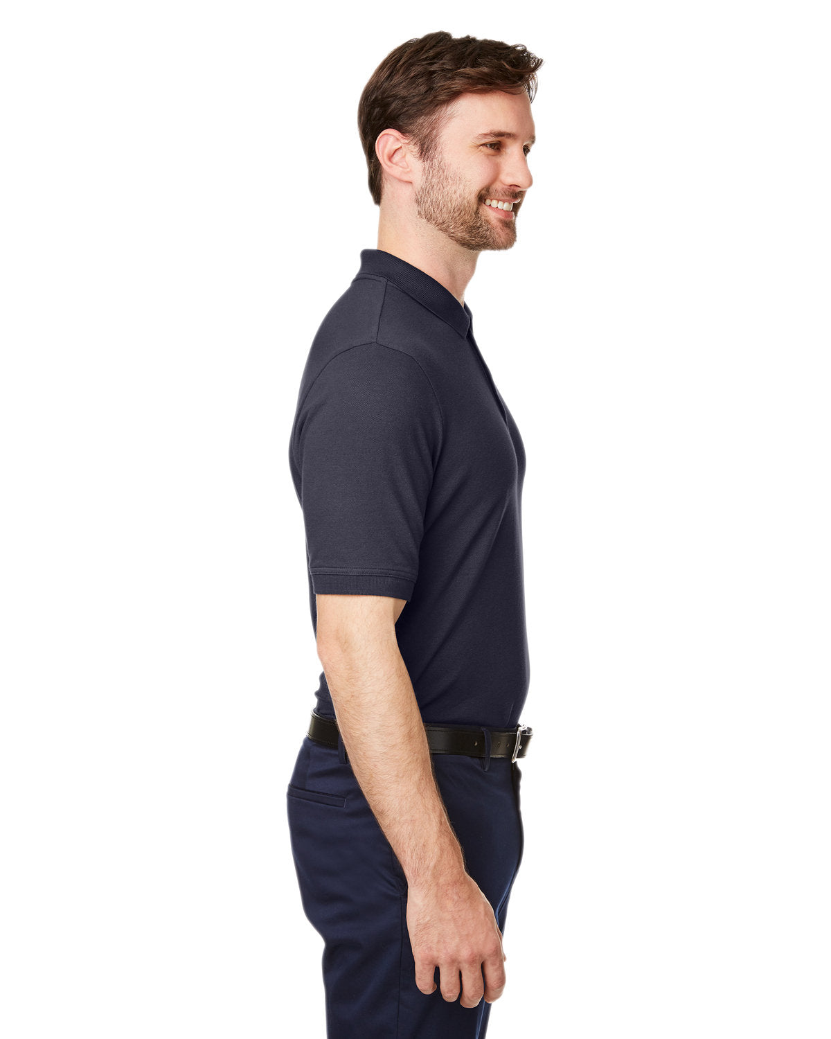 Devon & Jones New Classics® Men's Performance Polo - Side