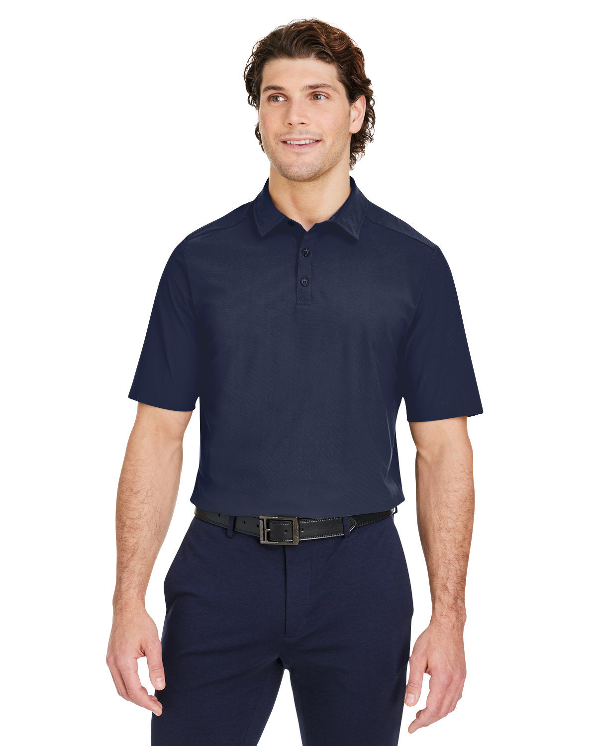 Devon & Jones CrownLux Performance® Men's Windsor Welded Polo - Front
