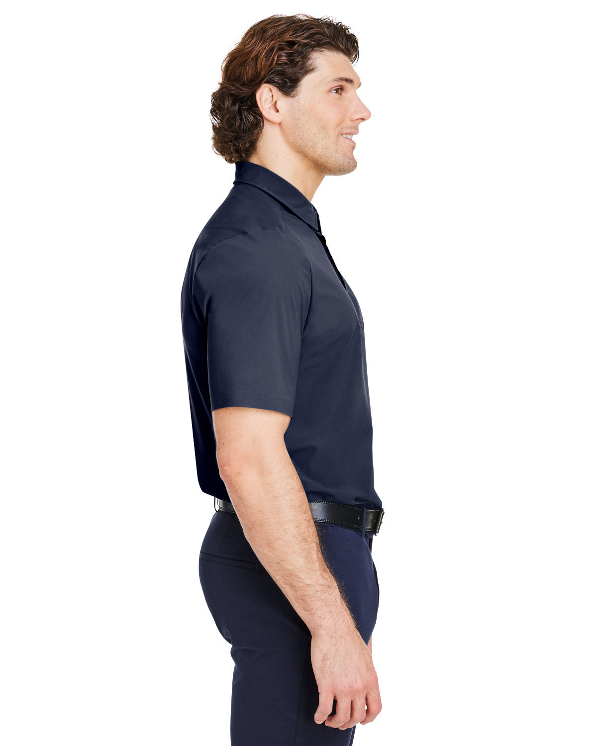Devon & Jones CrownLux Performance® Men's Windsor Welded Polo - Side