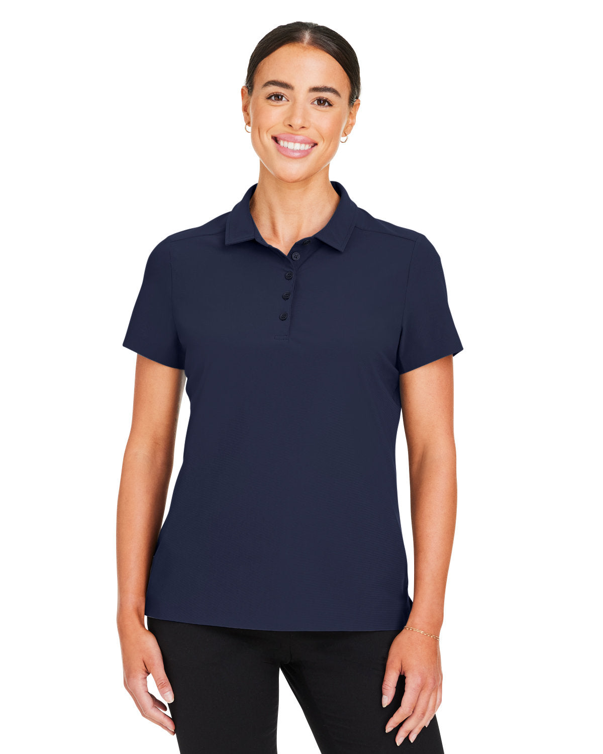 Devon & Jones CrownLux Performance® Ladies' Windsor Welded Polo - Front