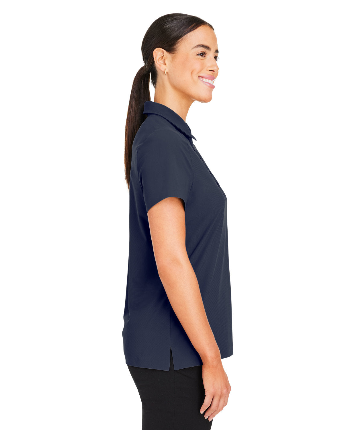 Devon & Jones CrownLux Performance® Ladies' Windsor Welded Polo - Side