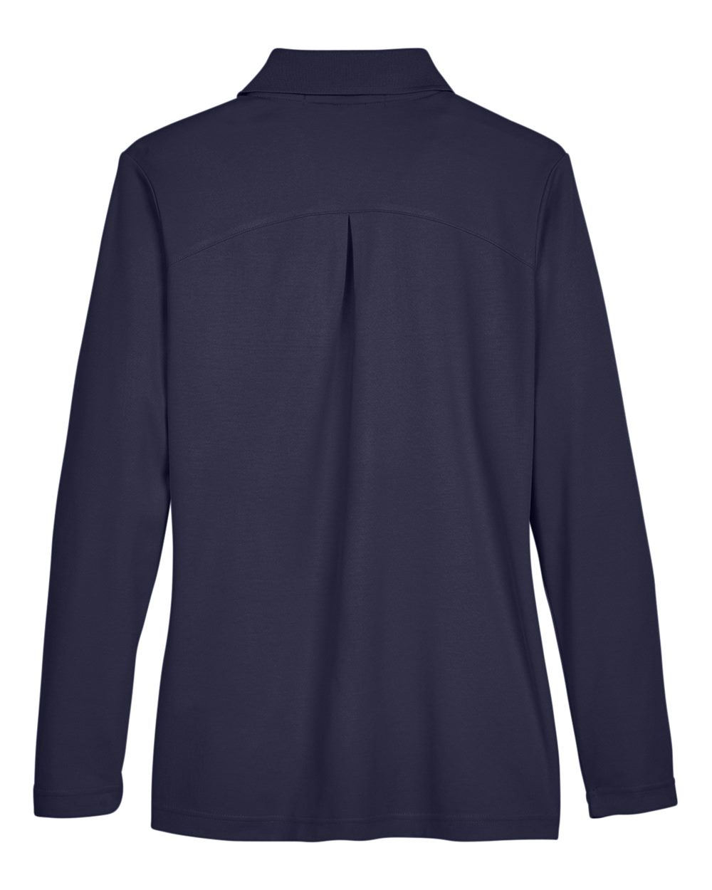 Devon & Jones CrownLux Performance® Ladies' Plaited Long Sleeve Polo