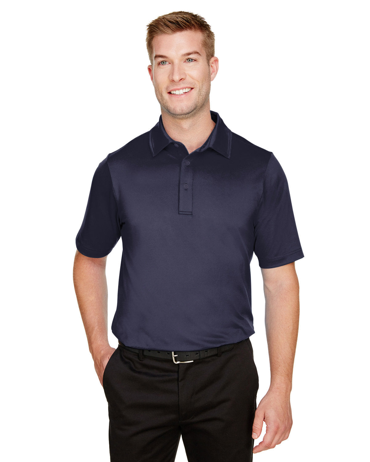 Devon & Jones CrownLux Performance® Men's Range Flex Polo - Navy