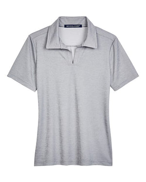 Devon & Jones CrownLux Performance® Ladies' Address Melange Polo - Grey Melange