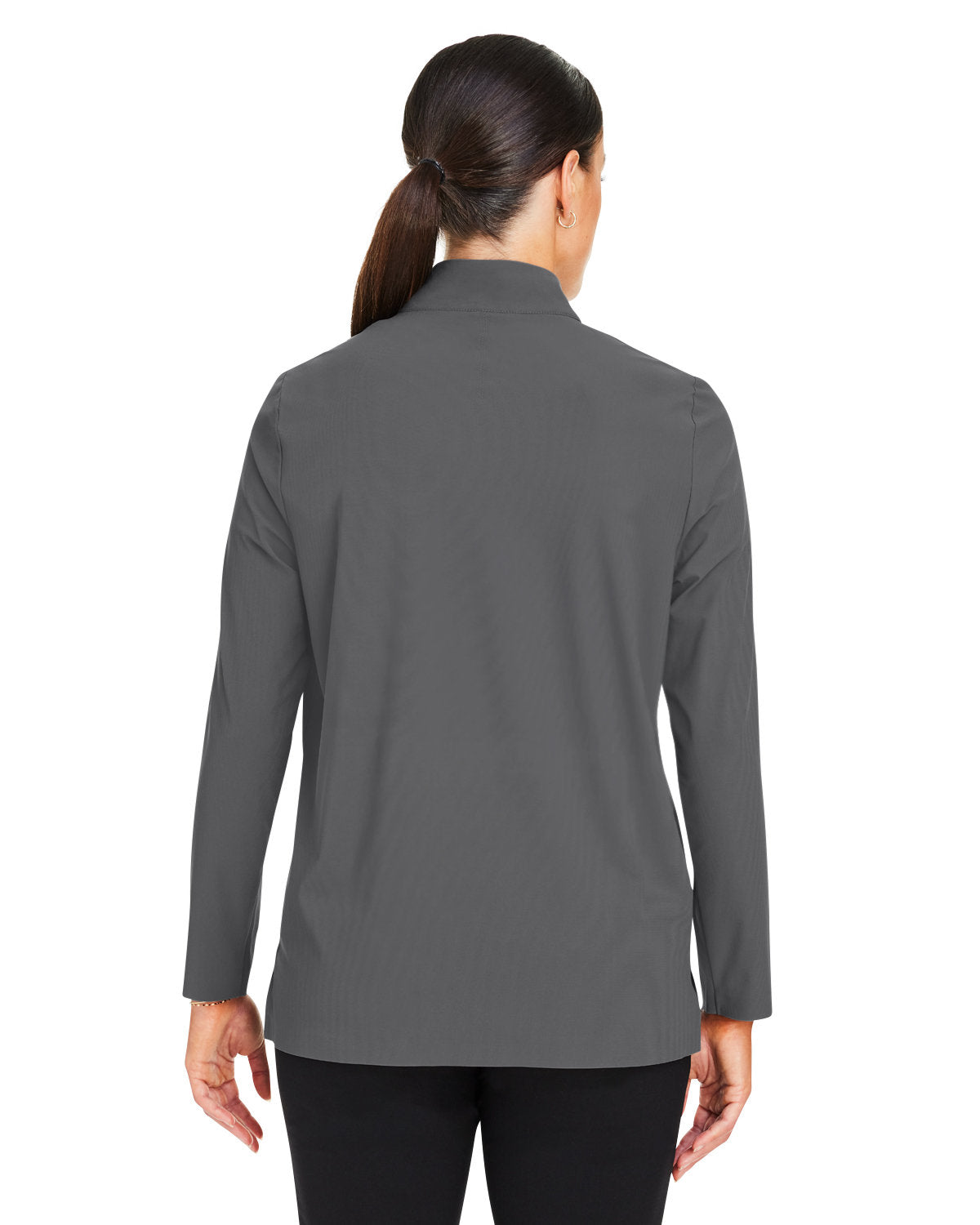 Devon & Jones CrownLux Performance® Ladies' Windsor Welded Quarter-Zip - Back