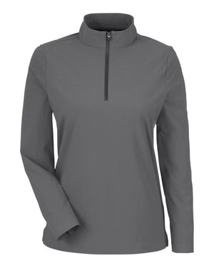 Devon & Jones CrownLux Performance® Ladies' Windsor Welded Quarter-Zip - Graphite