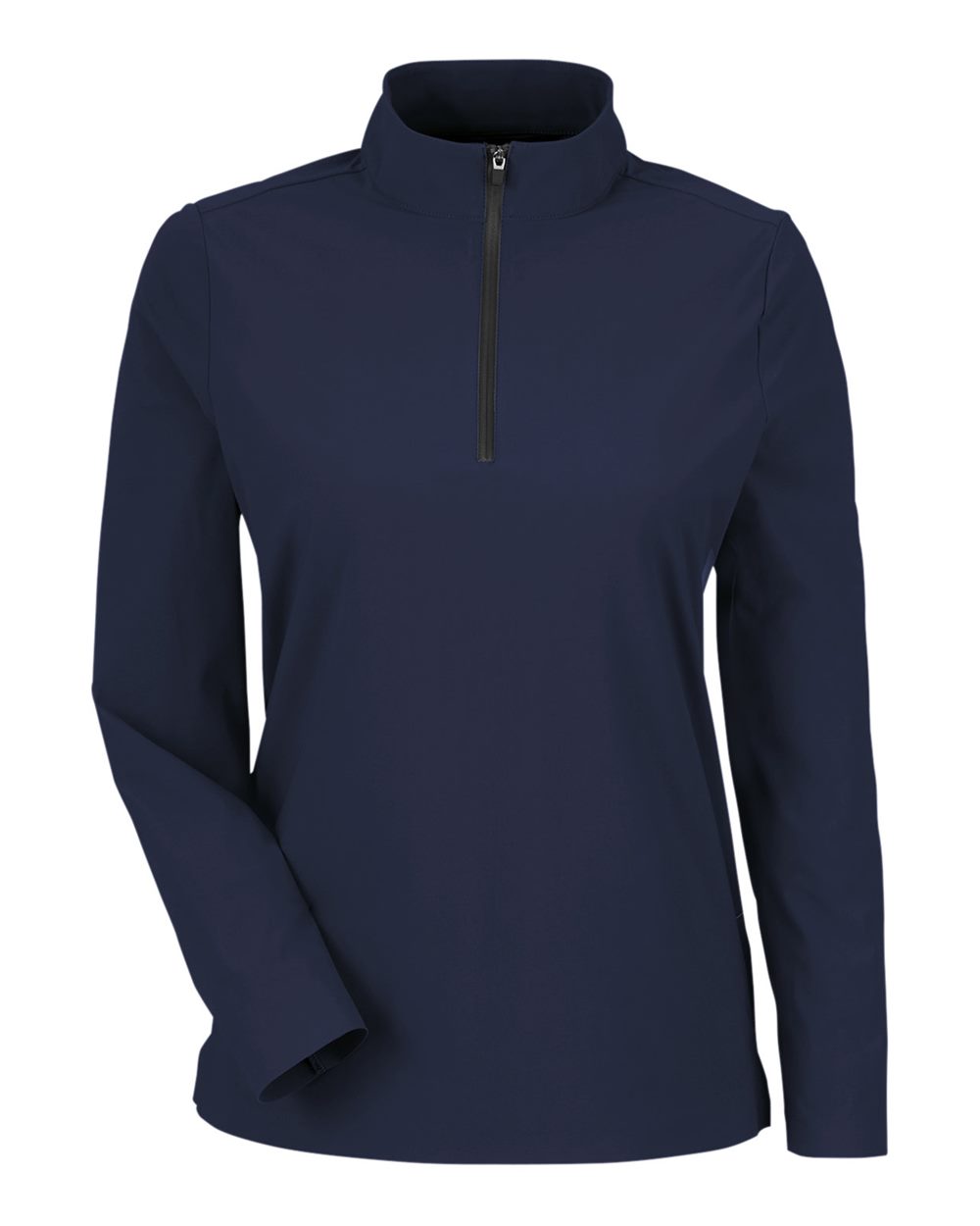 Devon & Jones CrownLux Performance® Ladies' Windsor Welded Quarter-Zip - Navy