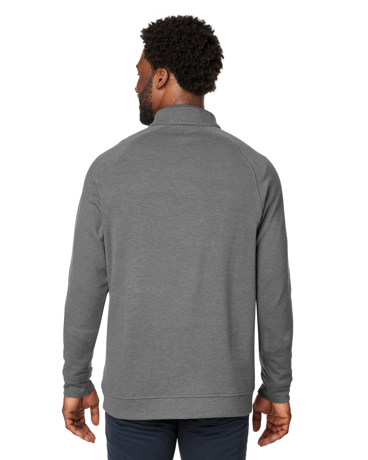 Devon & Jones New Classics® Men's Charleston Quarter-Zip - Back