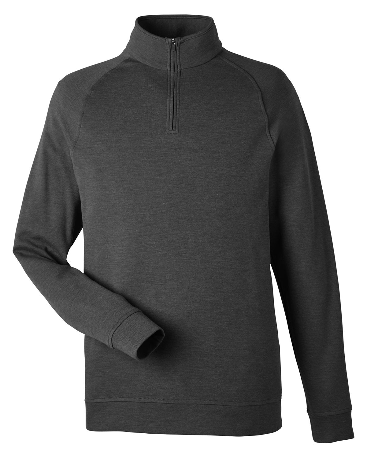 Devon & Jones New Classics® Men's Charleston Quarter-Zip - Black Melange