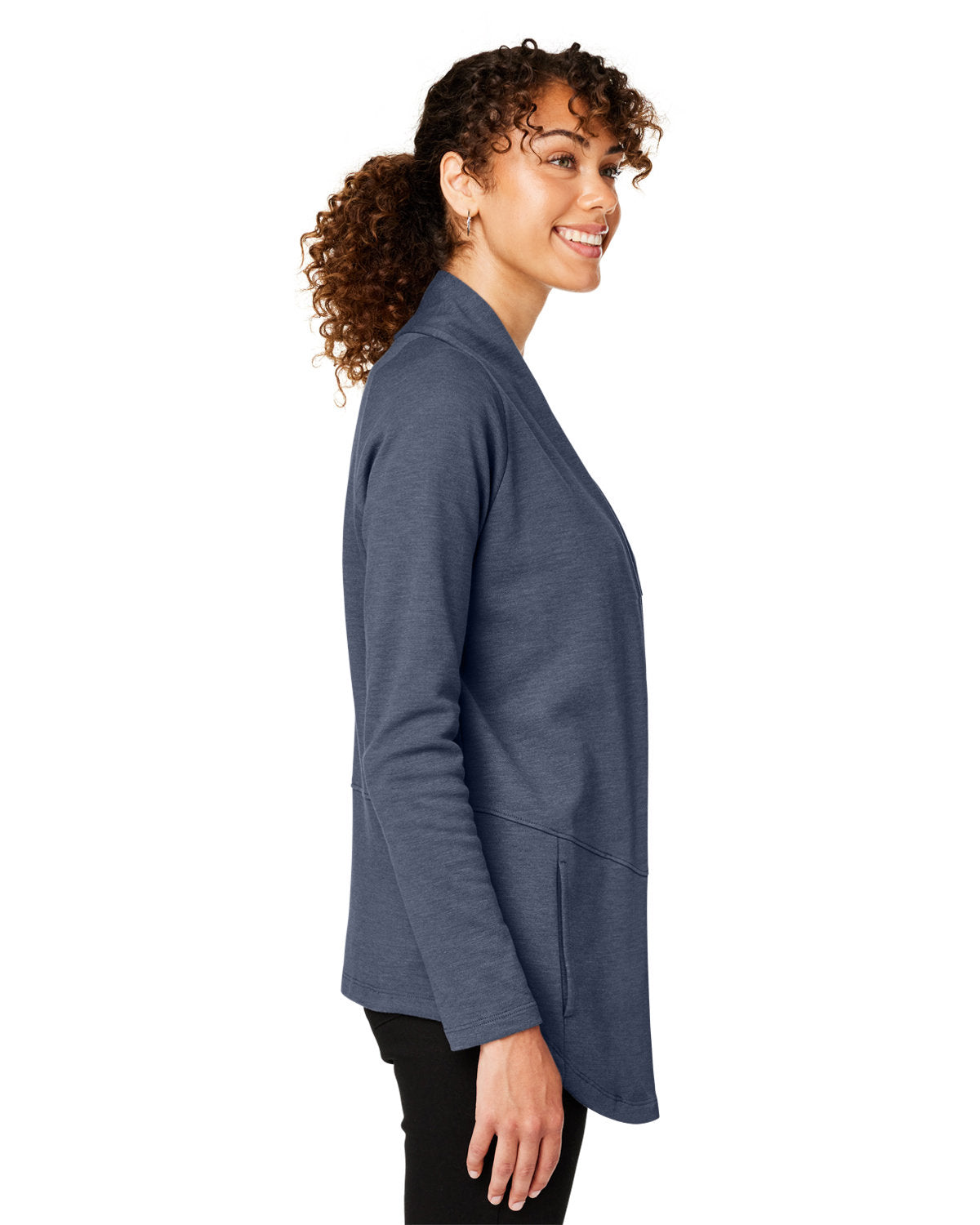 Devon & Jones New Classics® Ladies' Charleston Cardigan - Side