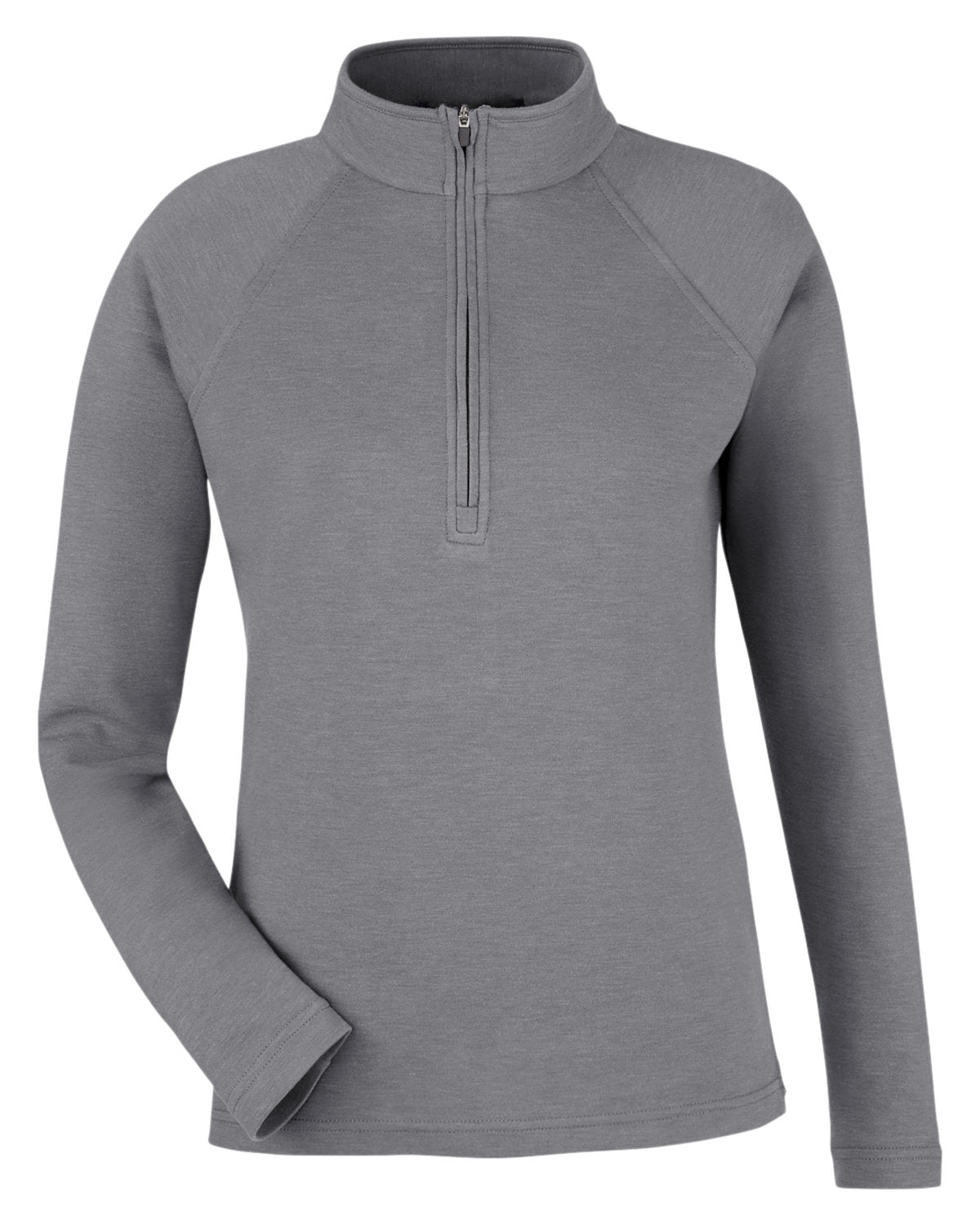 Devon & Jones New Classics® Ladies' Charleston Quarter-Zip - Graphite Melange
