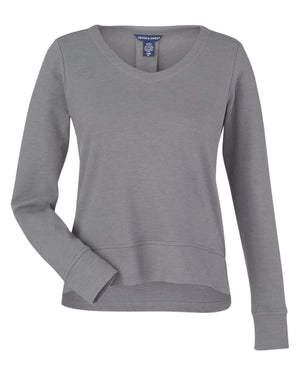 Devon & Jones New Classics® Ladies' Charleston Pullover - Graphite Melange