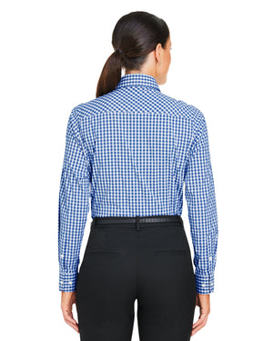 Devon & Jones CrownLux Performance® Ladies' Gingham Shirt - Back