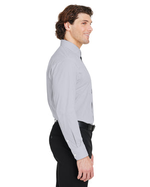 Devon & Jones CrownLux Performance® Men's Microstripe Shirt - Side