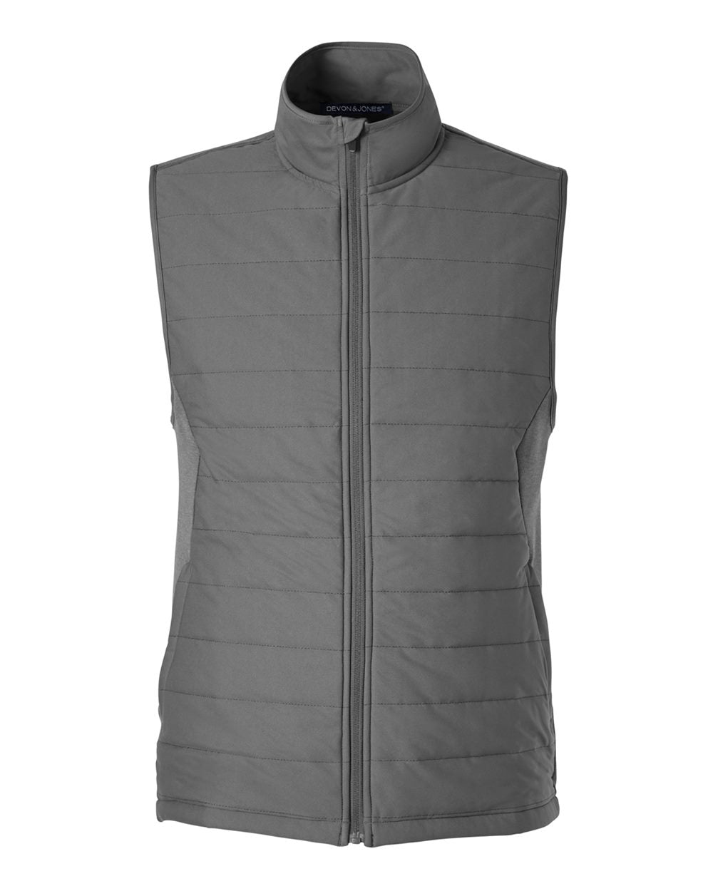 Devon & Jones New Classics® Men's Charleston Hybrid Vest - Graphite Melange/ Graphite