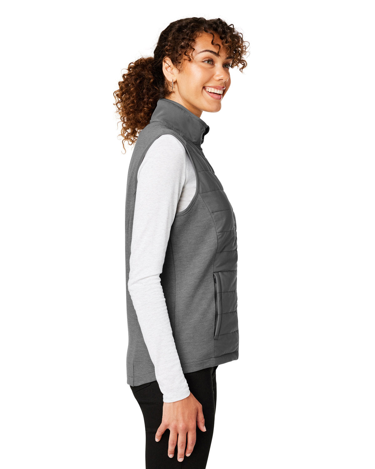 Devon & Jones New Classics® Ladies' Charleston Hybrid Vest - Side