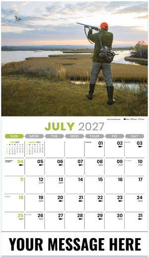 Fishing and Hunting - 2027 Promotional Calendar