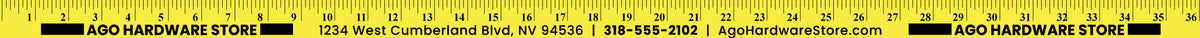 5/32" Fluorescent Enameled Yardsticks - Fluorescent Yellow
