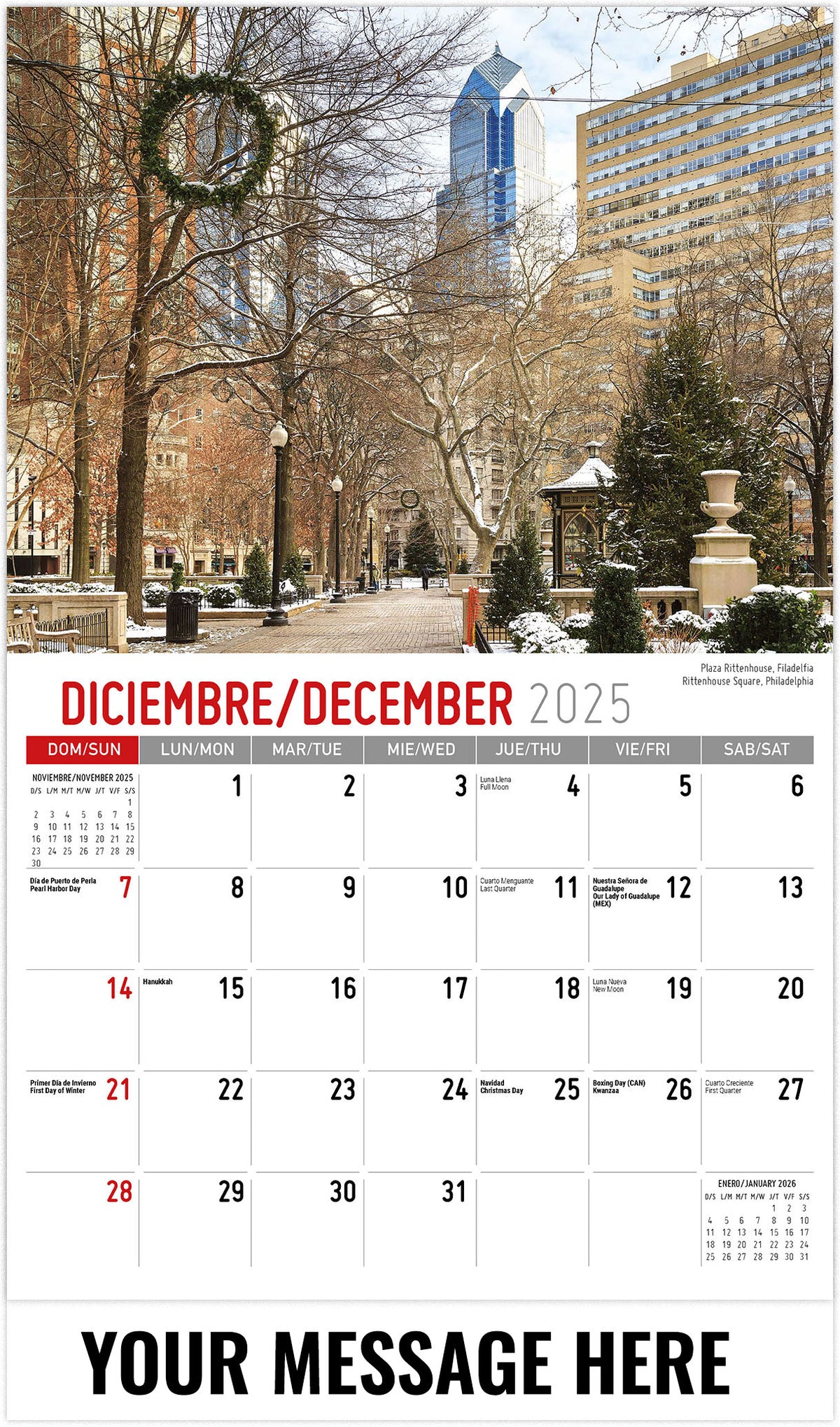 Scenes of America (Bilingual) - 2026 Promotional Calendar
